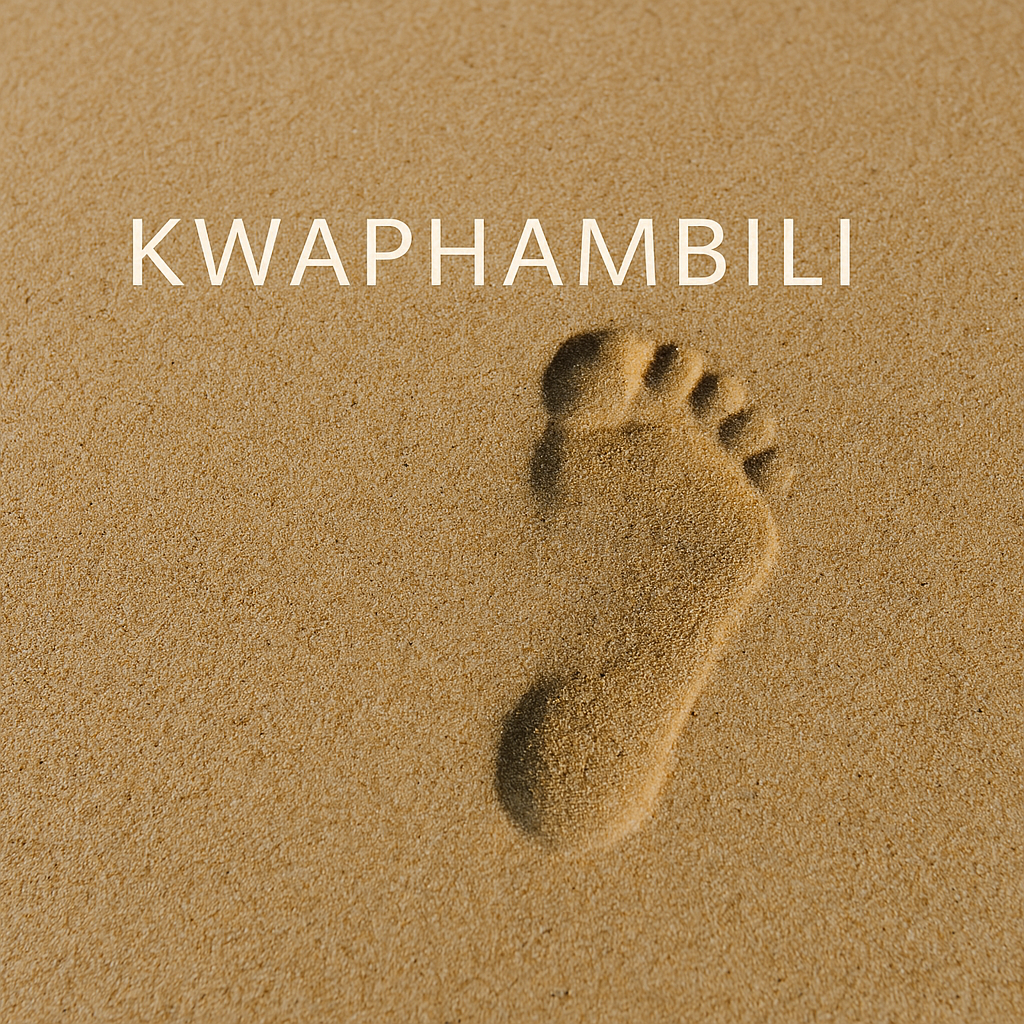 Footprint in the sand symbolising legacy in motion