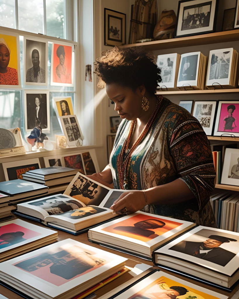 Ancestral portrait honouring intergenerational wisdom and Bantu heritage